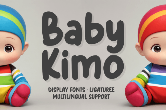 Baby Kimo Font: A Playful Display Typeface for Creatives