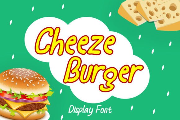 Cheeze Burger: A Playful Display Font for Crafters