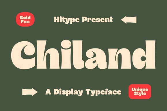 Chiland: A Bold Display Font for Makers