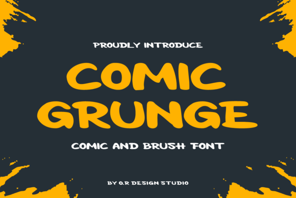 Comic Grunge: A Display Font That Transforms Editorial Mood