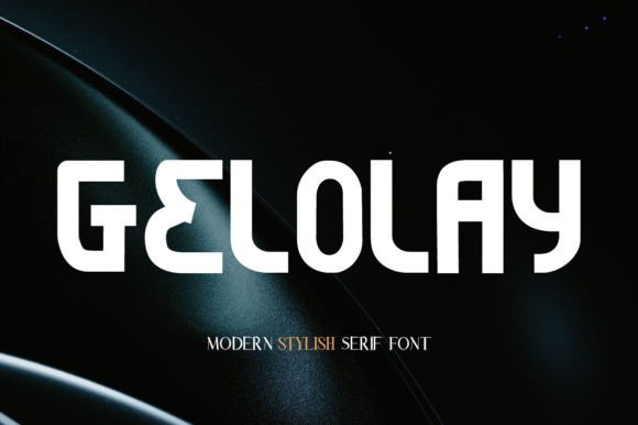 Gelolay: A Bold Display Font for Modern Web Design