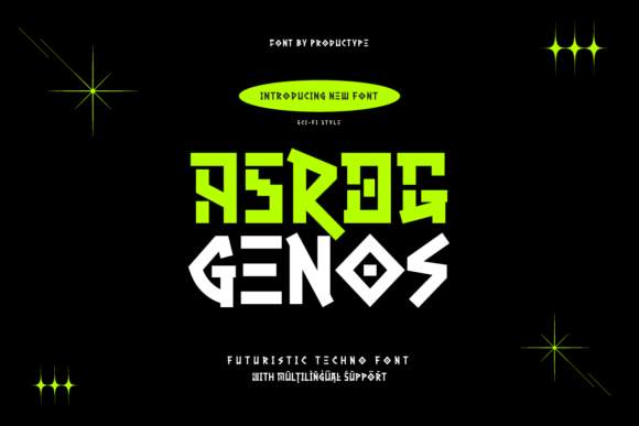 Giving a Small Brand a Futuristic Edge with the Asrog Genos Font