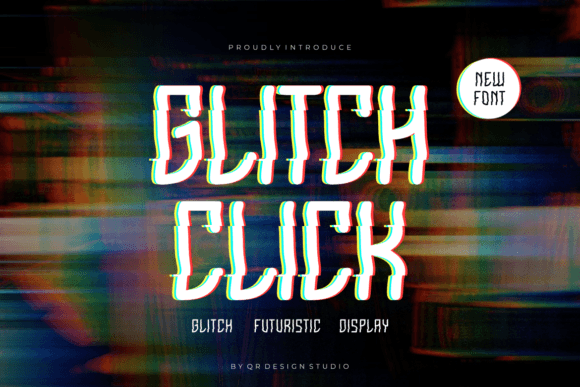 Glitch Click: A Display Font for Editorial Design