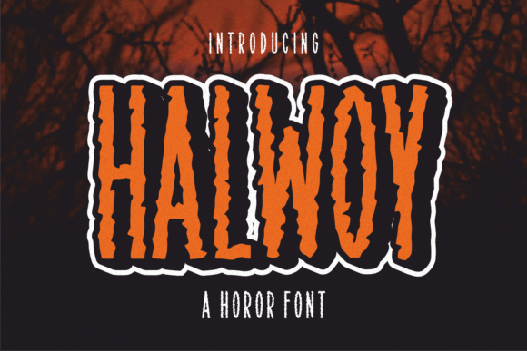 Halwoy: A Twisted Display Font With Real Bite