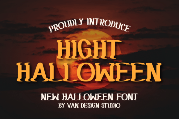 Hight Halloween Font for Memorable Business Design