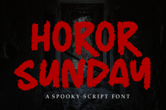 Horror Sunday: A Display Font for Editorial Design