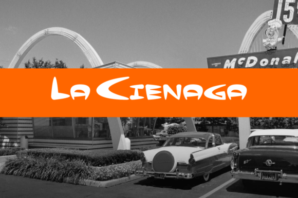La Cienaga Hollow: A Retro Display Font for Marketers