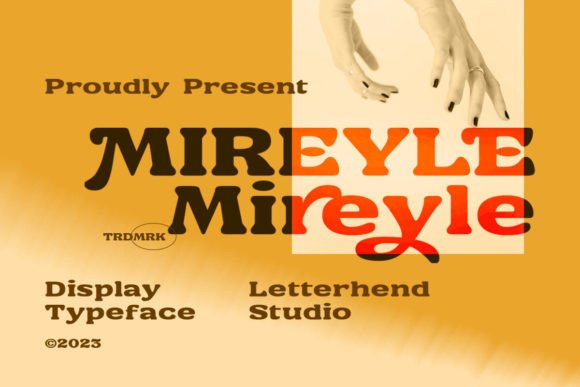 Mireyle: A Bold Display Font for Campaign Creatives