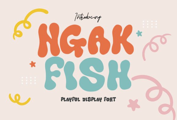 Ngak Fish: A Playful Typeface for Small Business Branding