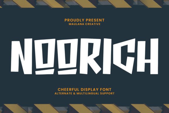 Noorich: A Cheerful Display Typeface for Publishing