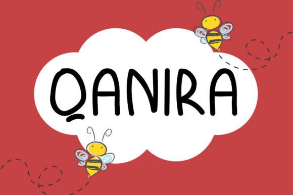 Qanira Display Font: A Festive Typeface for Handmade Products