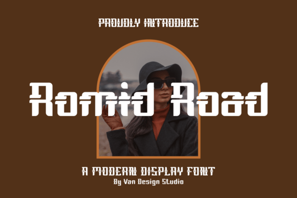 Romid Road: A Whimsical Display Font for Editorial Projects
