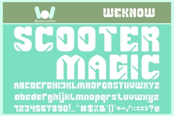 Scooter Magic: The Display Font That Makes Campaigns Click