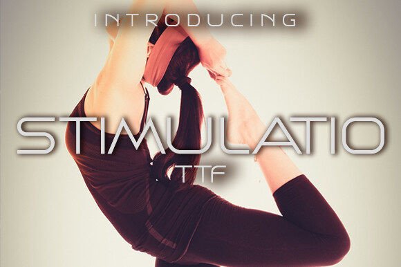 Stimulatio: The Hi-Tech Display Typeface for Crafters