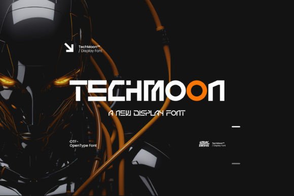 Techmoon Font: Futuristic Typography for Bold Web Design