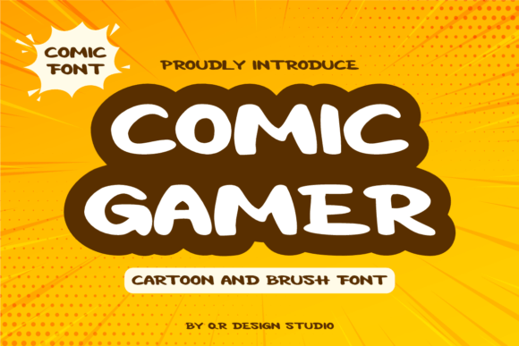 Testing Comic Gamer Typeface in a Real Web Project