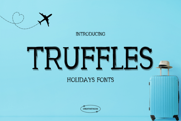 Truffles: A Timeless Display Font for Crafters and Makers