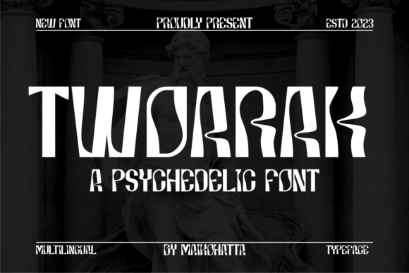 Twoarak: A Display Typeface That Energizes Digital Layouts