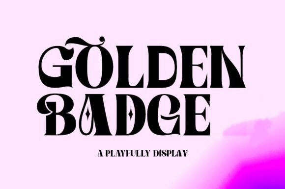 Why the Golden Badge Typeface Shines in Digital Design
